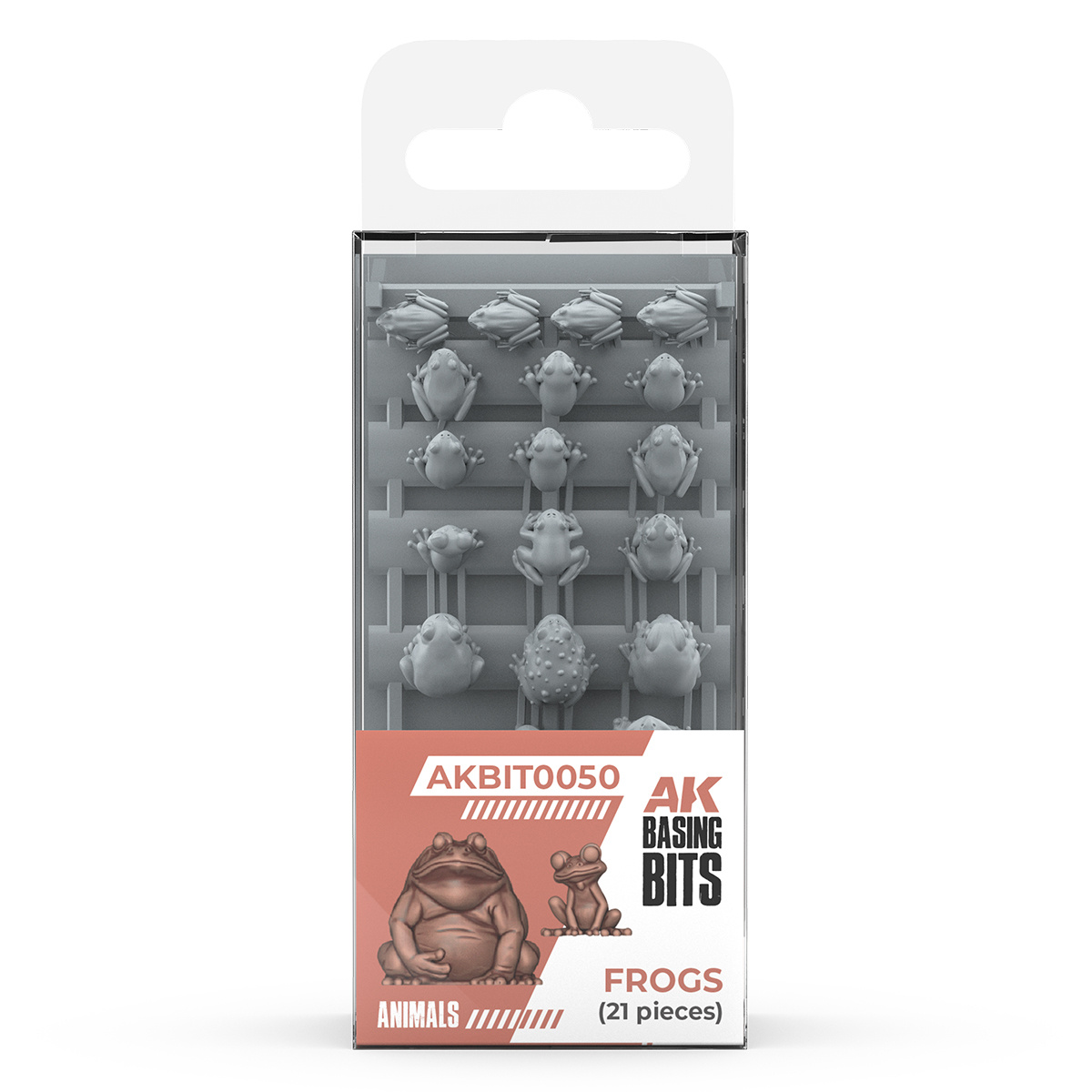 AKBIT0050 AK Interactive 3D-печать BASING BITS Лягушки / Frogs