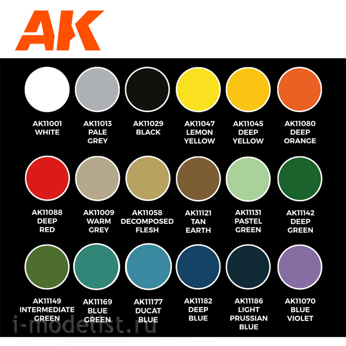 AK11766 AK Interactive Set of acrylic paints 