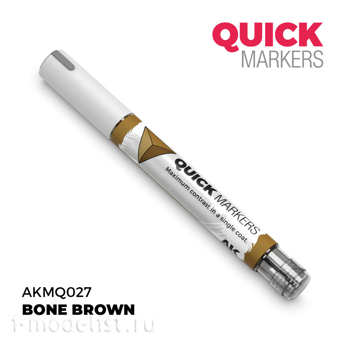 AKMQ027 AK Interactive Маркер QUICK MARKER - Костяно-коричневый / Bone Brown