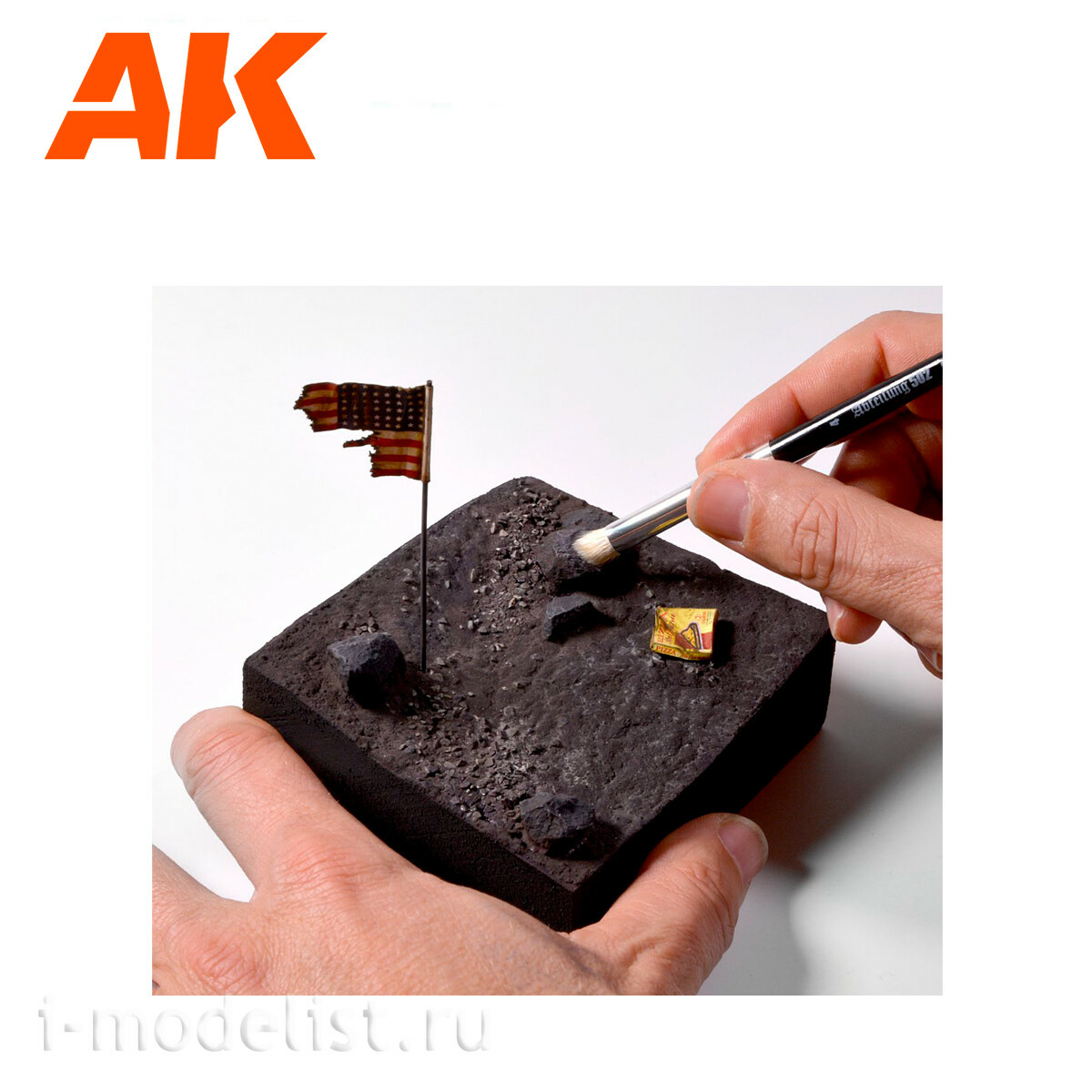 AK9300 AK Interactive Набор из четырёх сухих кистей / 4 Dry Brush Set
