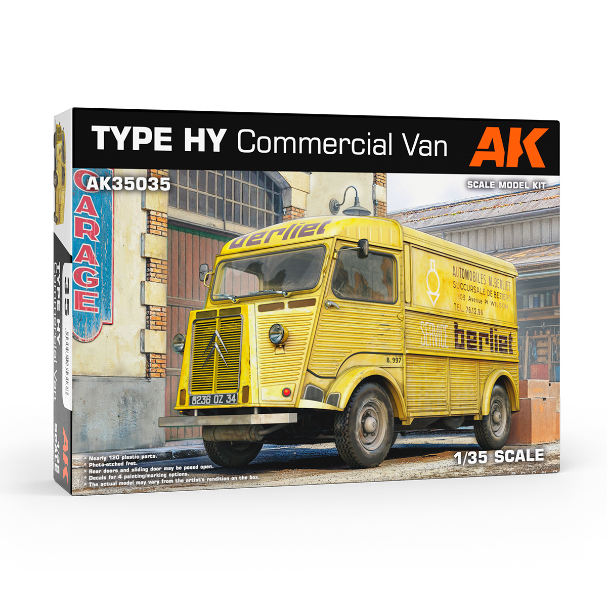 AK35035 AK Interactive 1/35 Коммерческий фургон Type H / TYPE HY COMMERCIAL VAN