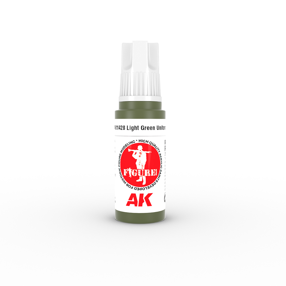 AK11428 AK Interactive Acrylic paint LIGHT GREEN UNIFORM-FIGURES (light green uniform) 17 ml