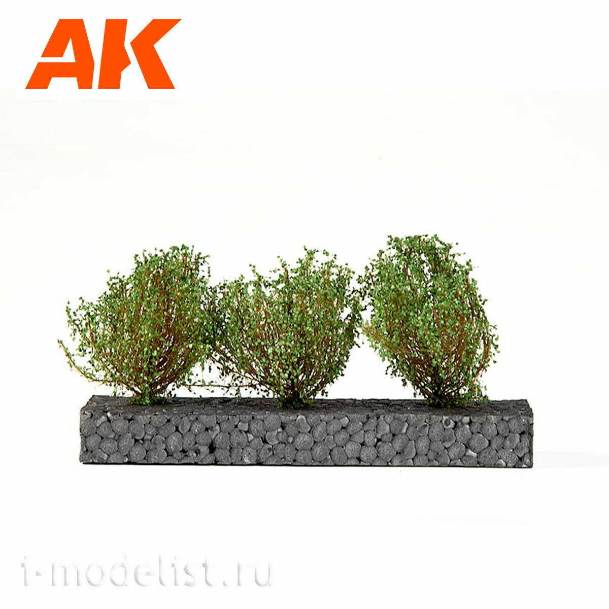 AK8215 AK Interactive Dark Green bushes 1:35 4-5 cm / 75 mm / 90 mm