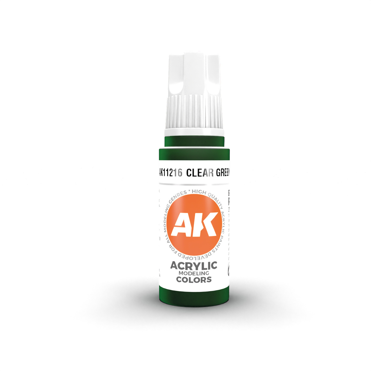 AK11216 AK Interactive CLEAR GREEN – STANDARD