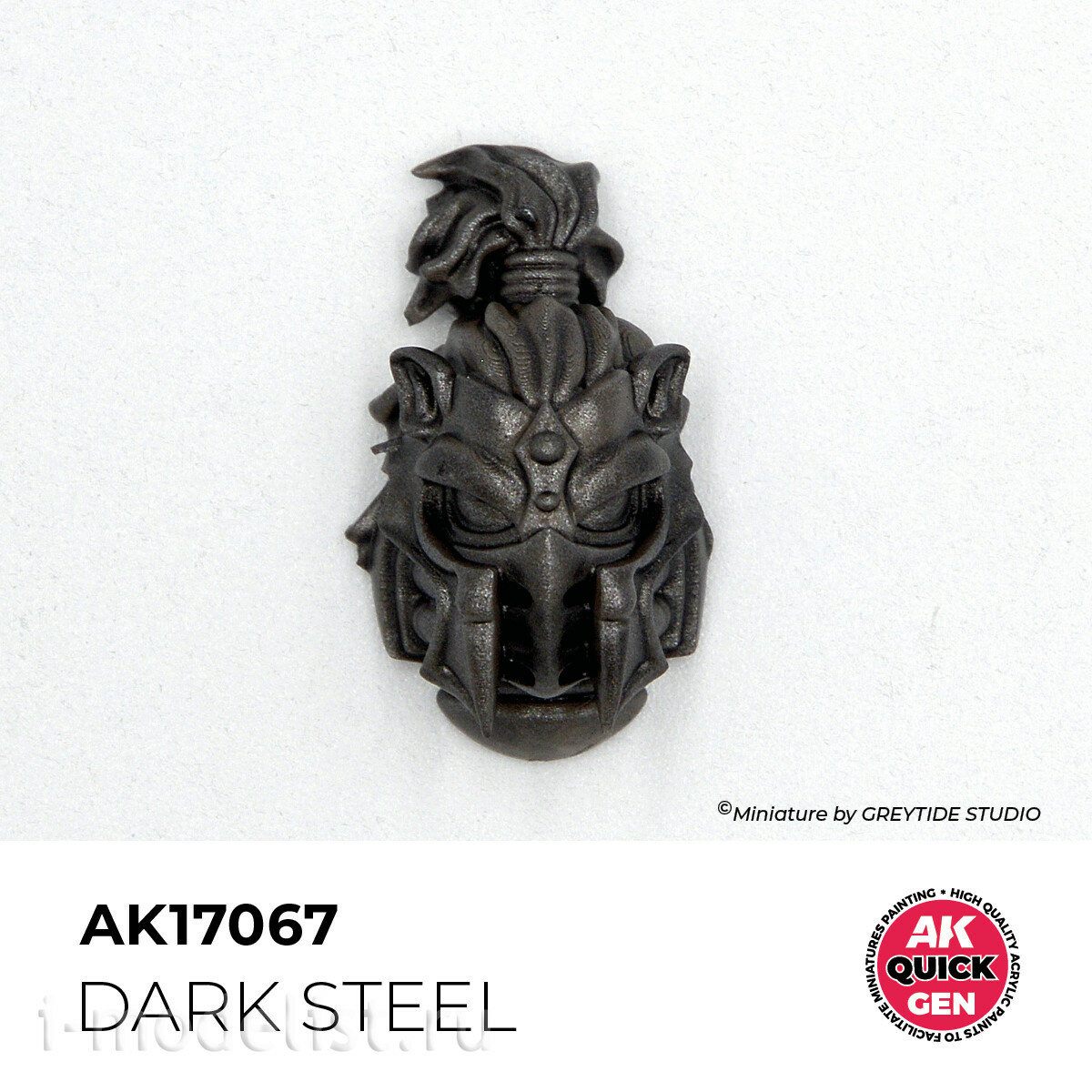 AK17067 AK Interactive Краска акриловая QUICK GEN - Тёмная сталь / DARK STEEL