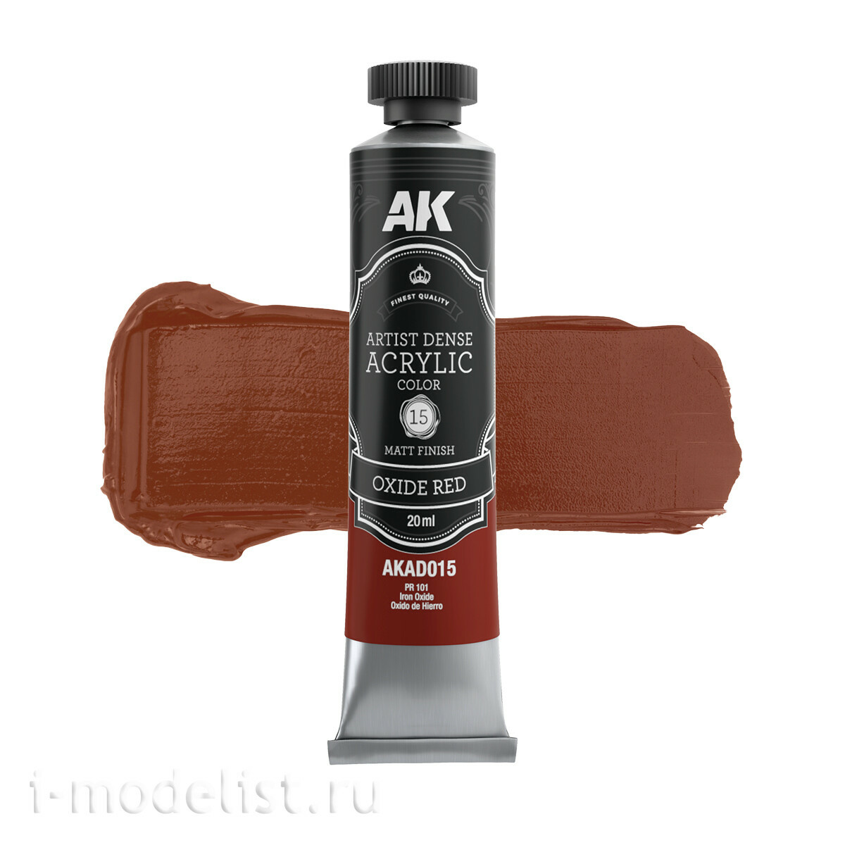 AKAD107 AK Interactive Набор красок красных цветов – хуtoжественный плfromный акрил / Red Color Set – Artistic Dense Acrylic Color