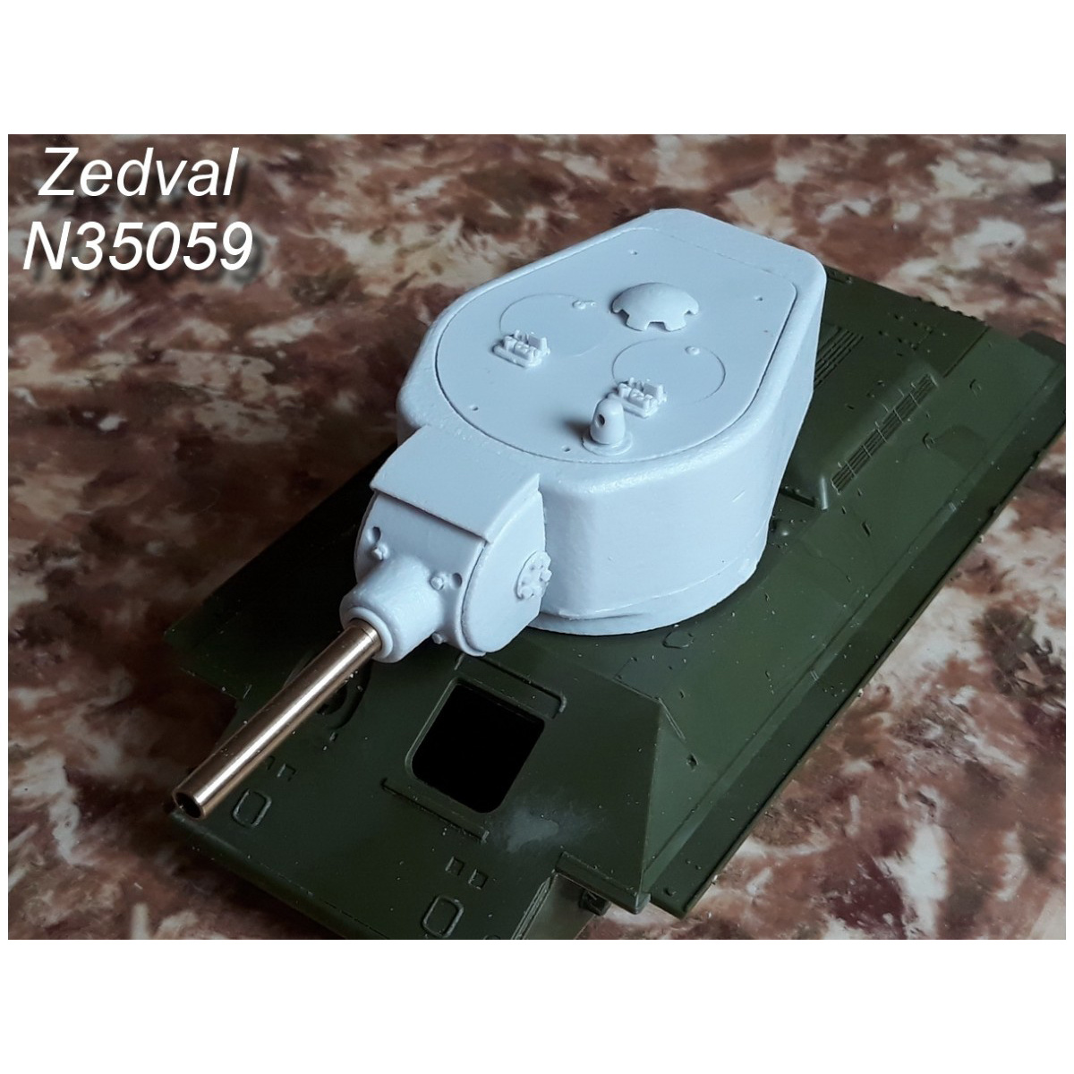 N35059 Zedval 1/35 Set of parts for conversion of Tank 34/76 to Tank 34-122