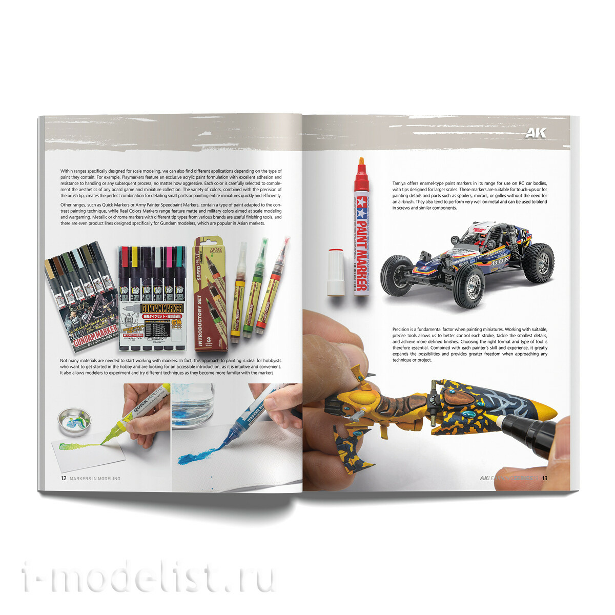 AK546 AK Interactive Книга AK Learning 19: Маркеры в моделизме / Markers In Modeling (Английский язык)