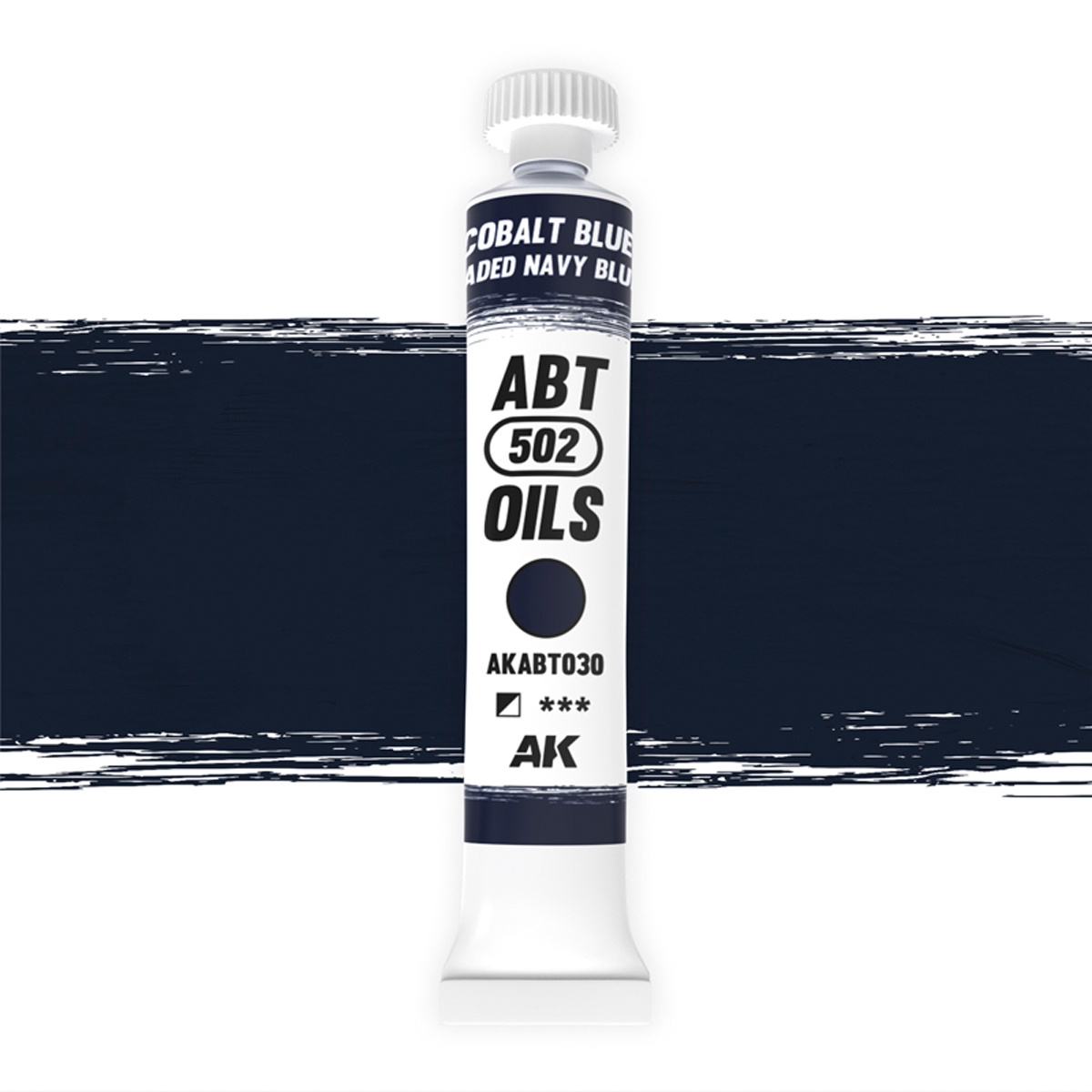 Abt030 Abteilung 502 Oil paint Dark blue(Navy) faded