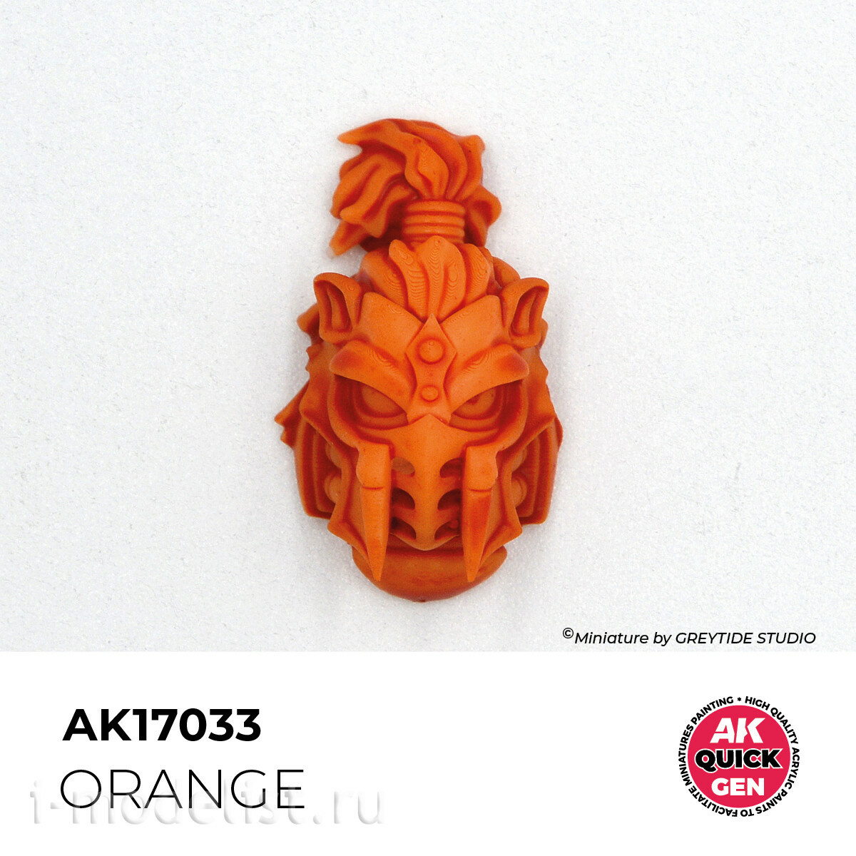 AK17033 AK Interactive Краска акриловая QUICK GEN - Оранжевый / ORANGE