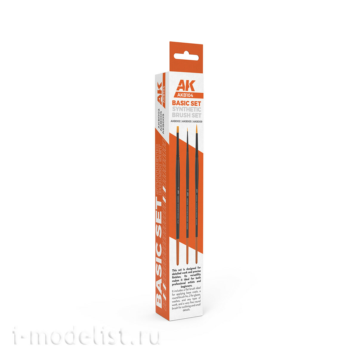 AKB104 AK Interactive Базовый набор кистей / BASIC BRUSHES SET