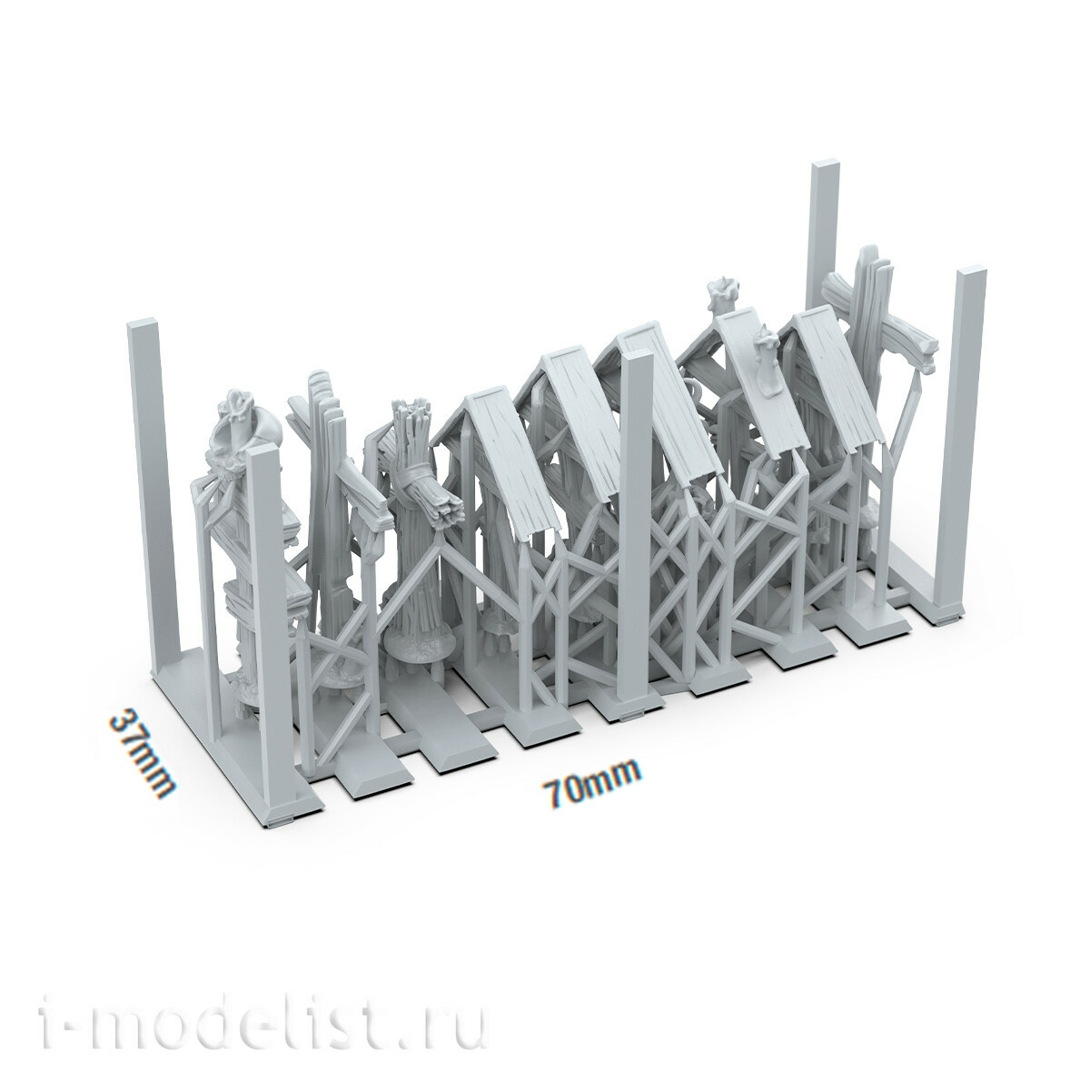 AKBIT0031 AK Interactive 3D-печать BASING Деревянные кресты / Wood Crosses