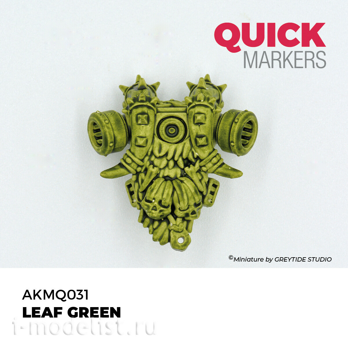 AKMQ031 AK Interactive Маркер QUICK MARKER - Зелёный лист / Leaf Green