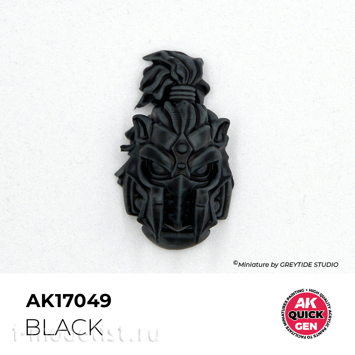 AK17049 AK Interactive Краска акриловая QUICK GEN - Чёрный / BLACK