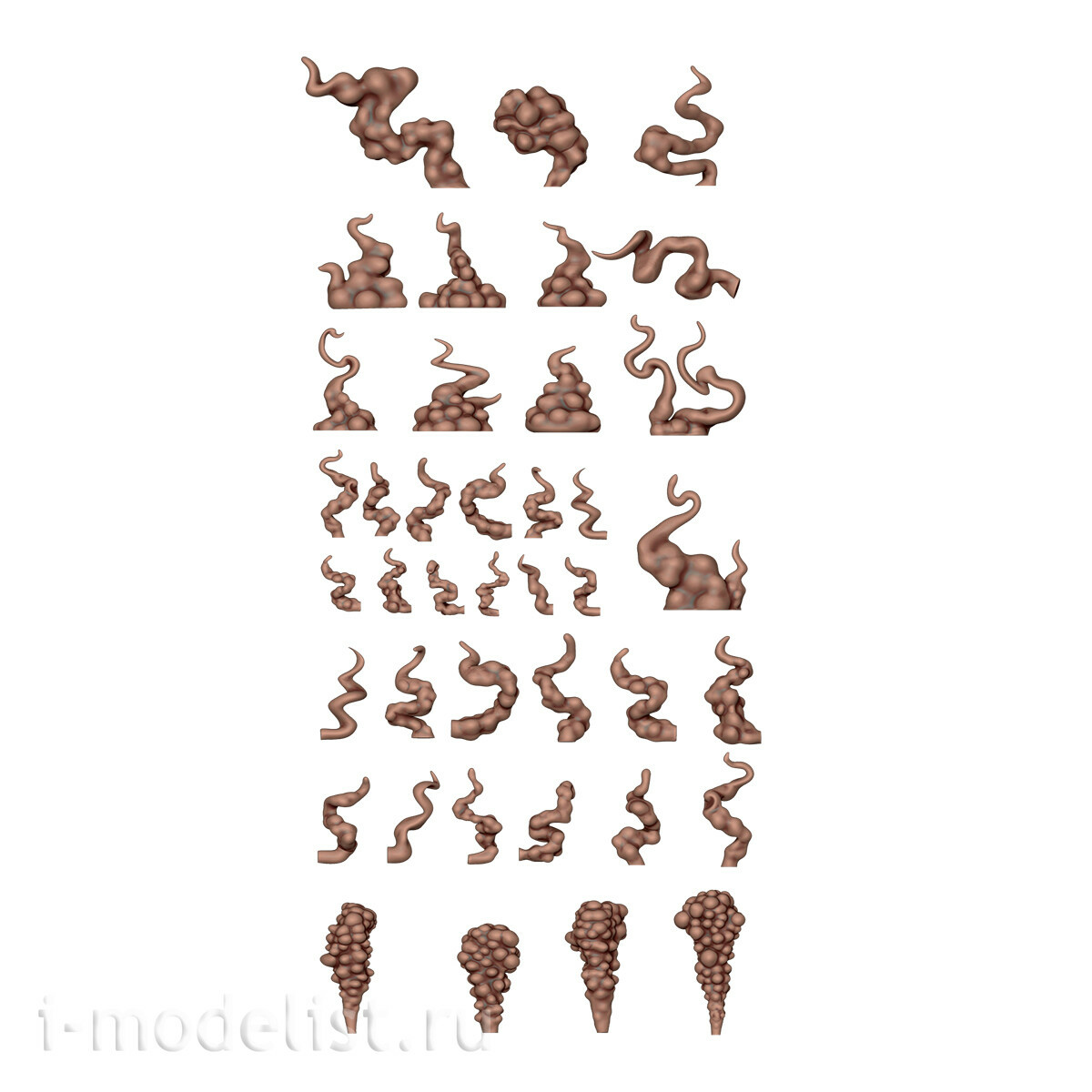 AKBIT0035 AK Interactive 3D-печать BASING Эффекты дыма / Smoke FX