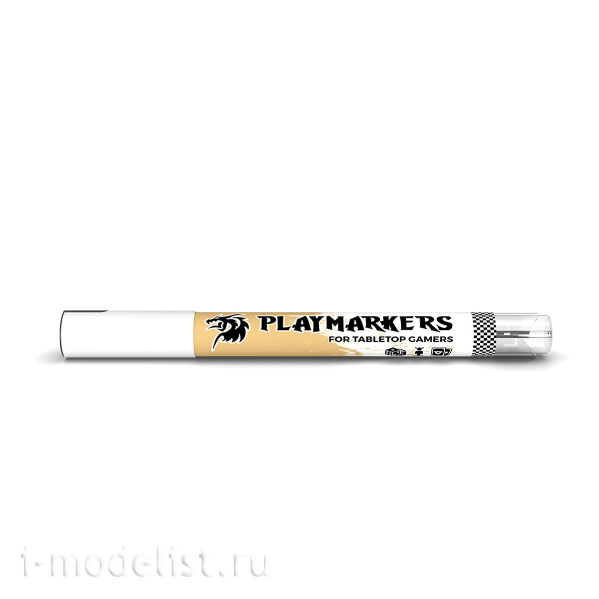 AKM021 AK Interactive Акриловый маркер PLA YMARKER - Пустынная охра / DESERT OCHRE – PLAYMARKER