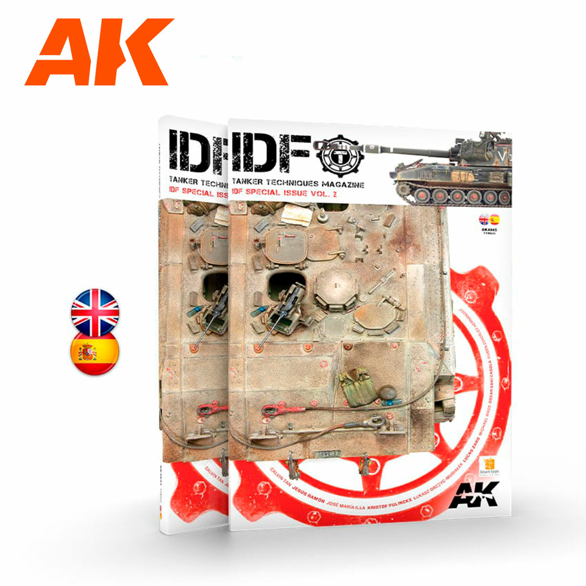 AK4845 AK Interactive Book TANKER SPECIAL IDF 02 / Series 