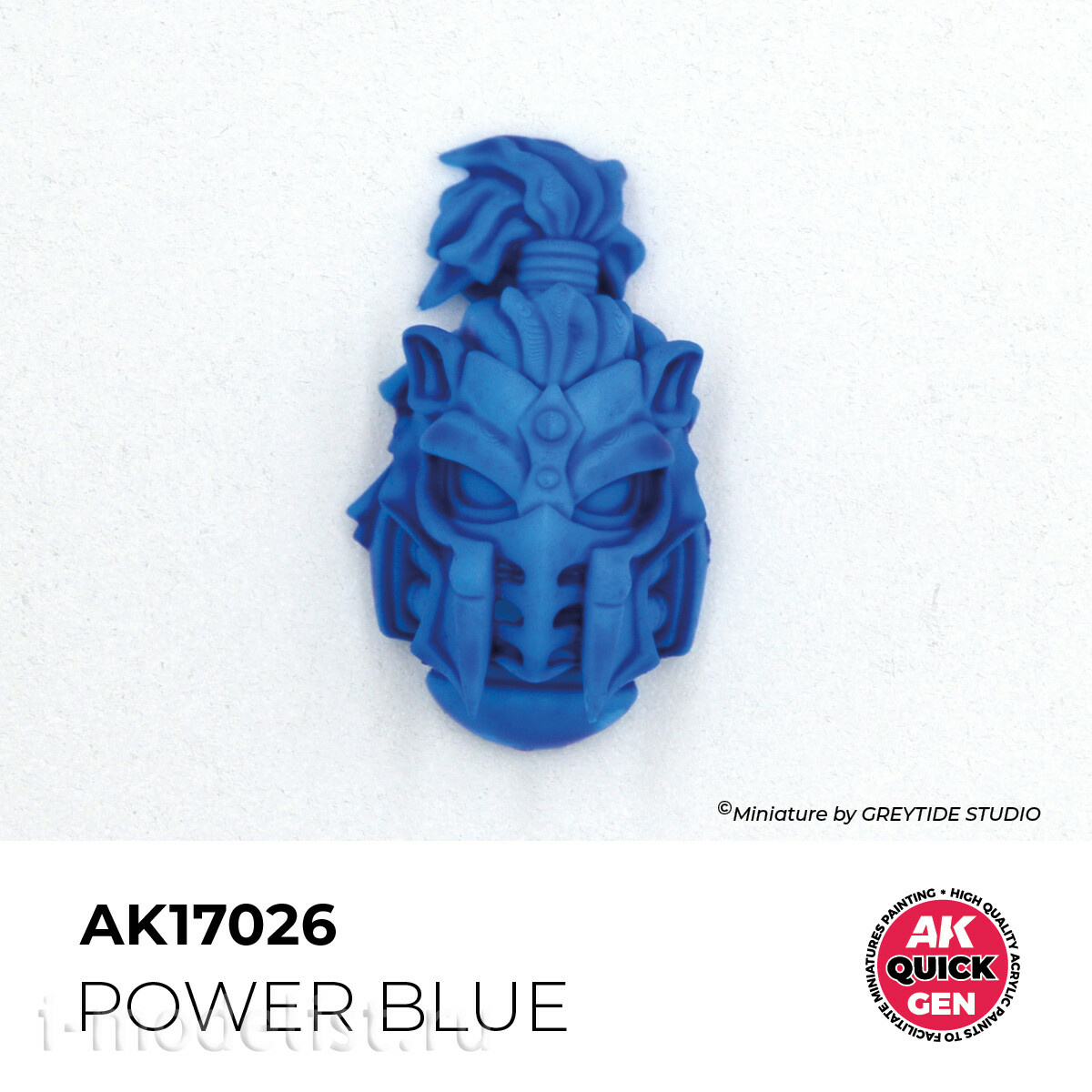 AK17026 AK Interactive Краска акриловая QUICK GEN - Интенсивный синий / POWER BLUE