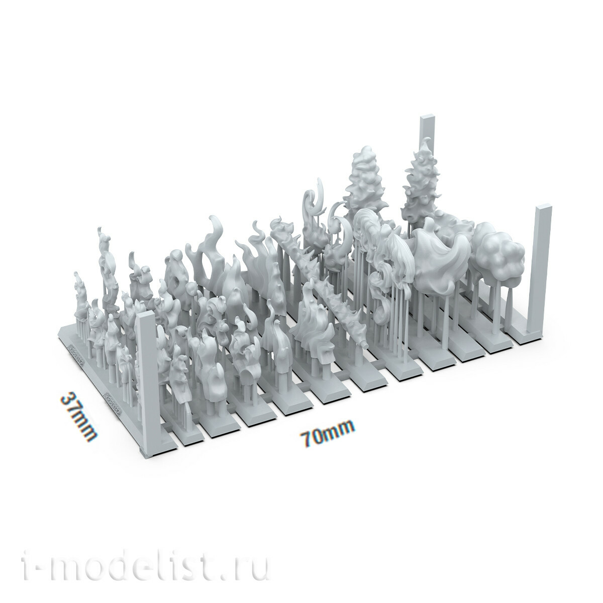 AKBIT0032 AK Interactive 3D-печать BASING Заклинание пламени / Flame Spell