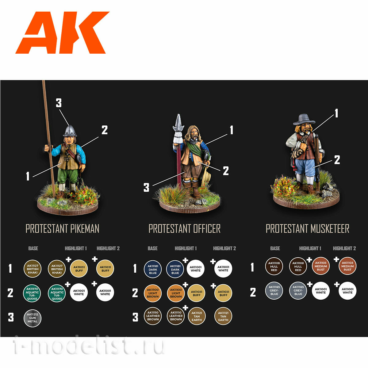 AK11776 AK Interactive Set of acrylic paints 