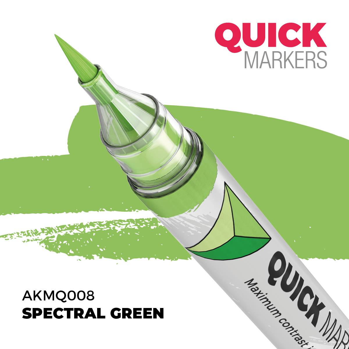 AKMQ008 AK Interactive Маркер QUICK MARKER - Спектрально-зелёный / Spectral Green