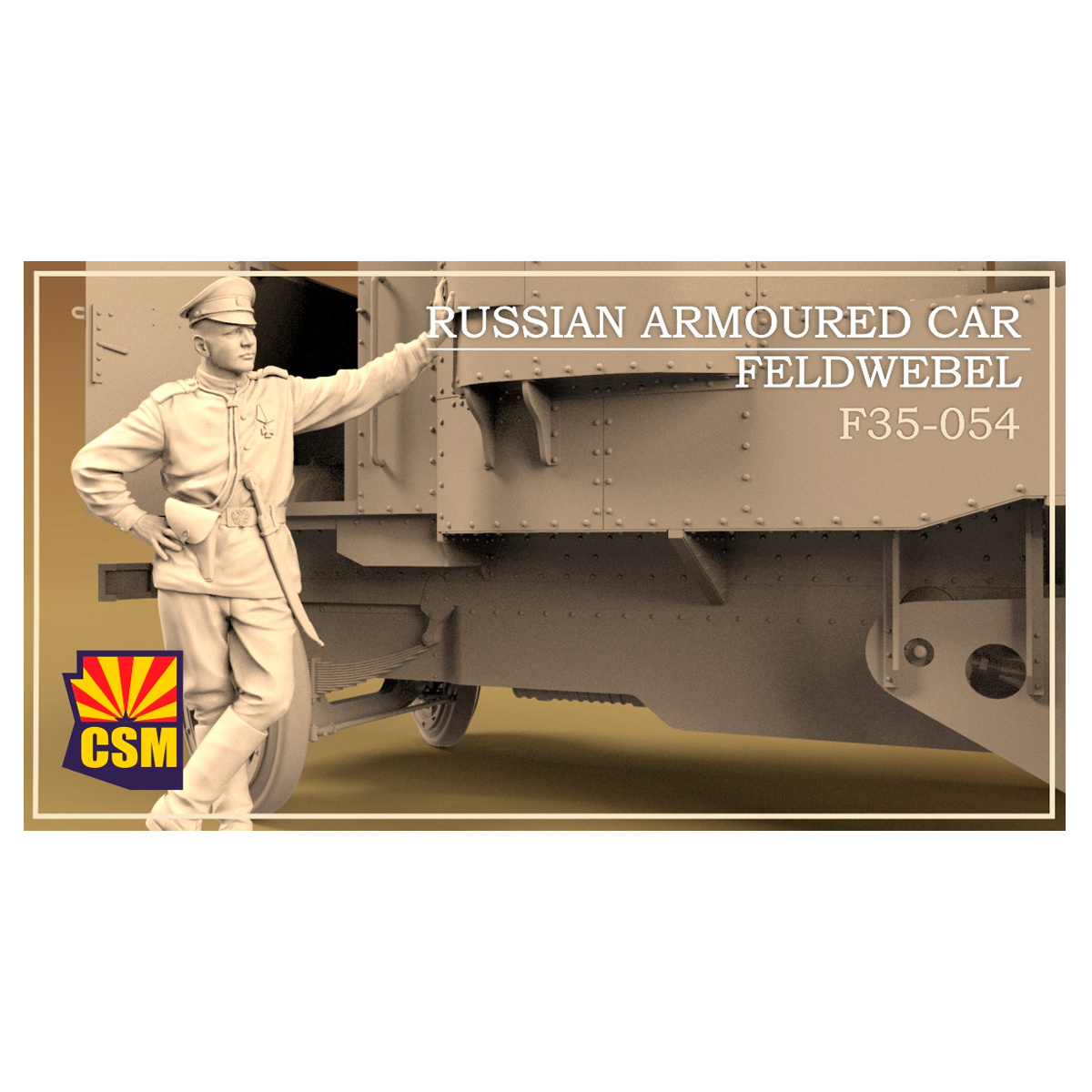 F35-054 Copper State Models 1/35 Русский фельдфебель на броневике