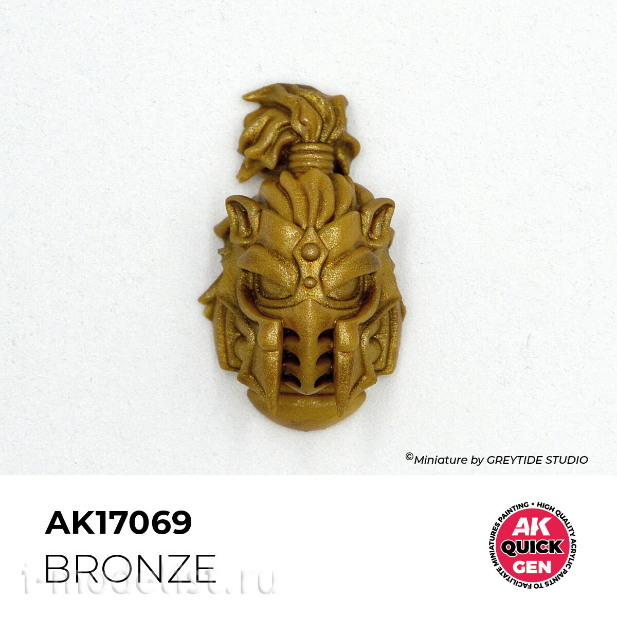 AK17069 AK Interactive Краска акриловая QUICK GEN - Бронза / BRONZE