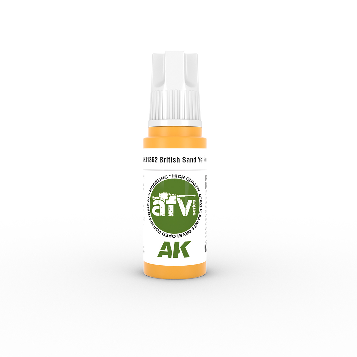 AK11362 AK Interactive acrylic paint BRITISH SAND YELLOW (British sand yellow) 17 ml