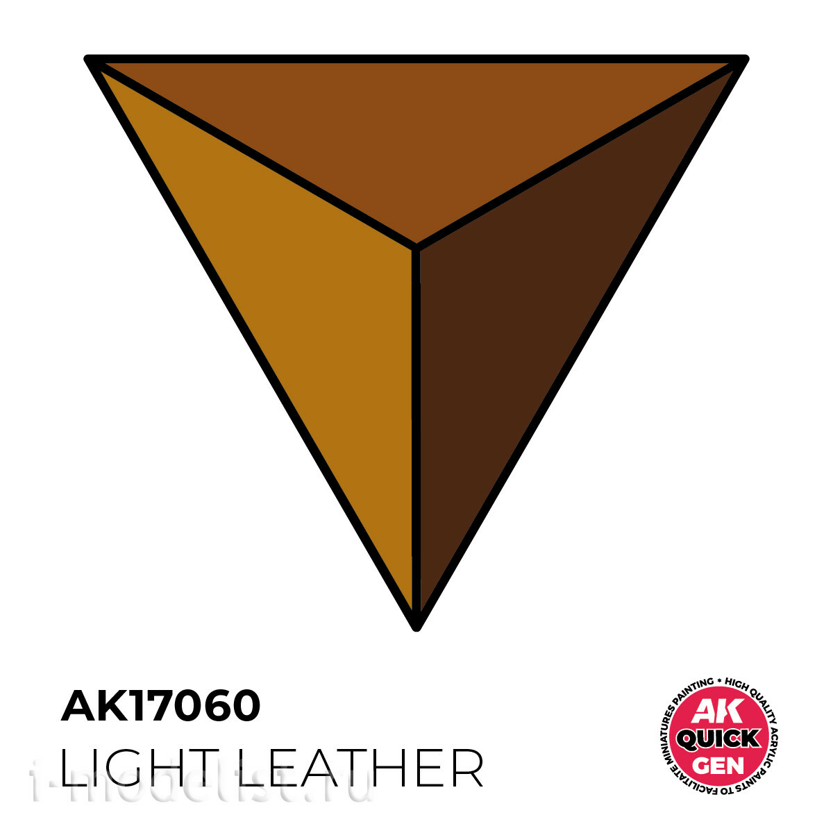 AK17060 AK Interactive Краска акриловая QUICK GEN - Светлая кожа / LIGHT LEATHER