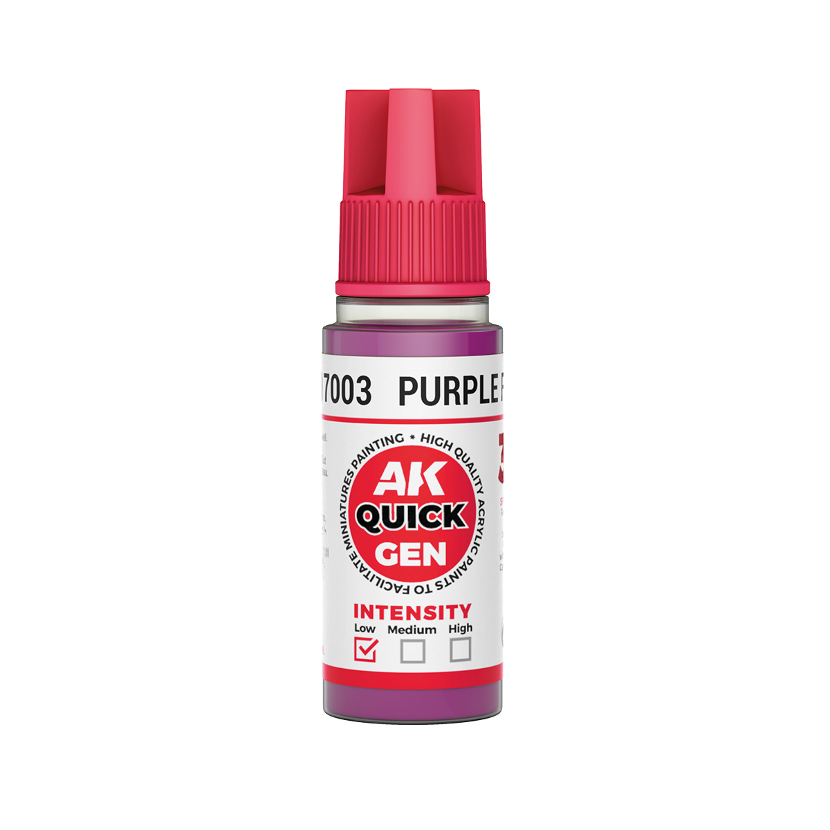 AK17003 AK Interactive Краска акриловая QUICK GEN - Фиолетовая плfromь / PURPLE FLESH