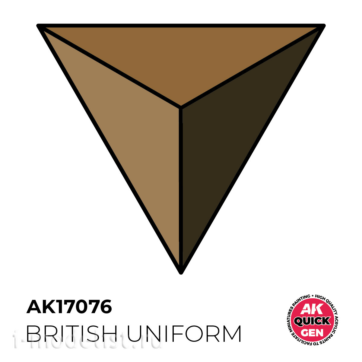 AK17076 AK Interactive Краска акриловая QUICK GEN - Британская униформа / BRITISH UNIFORM