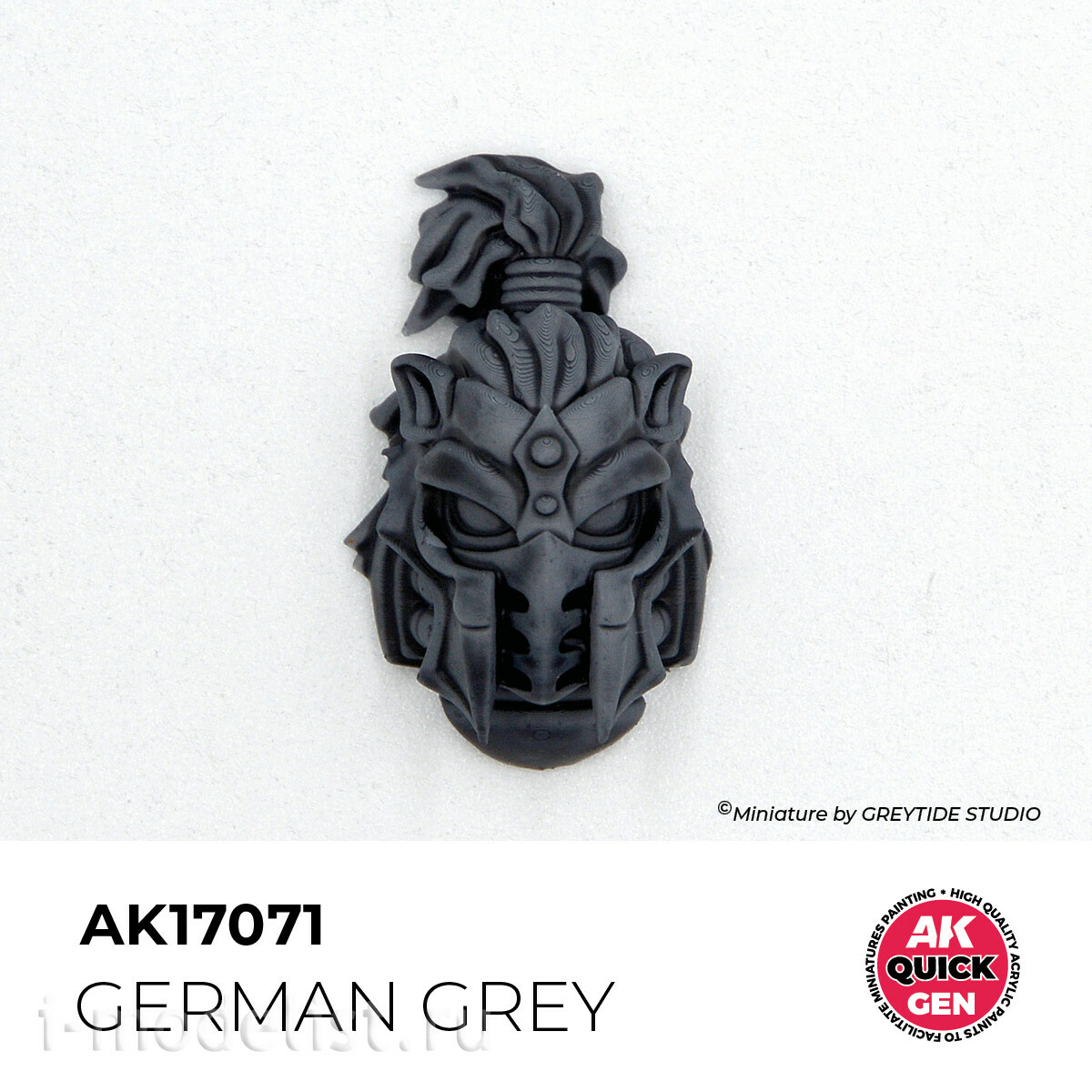 AK17071 AK Interactive Краска акриловая QUICK GEN - Notмецкий серый / GERMAN GREY