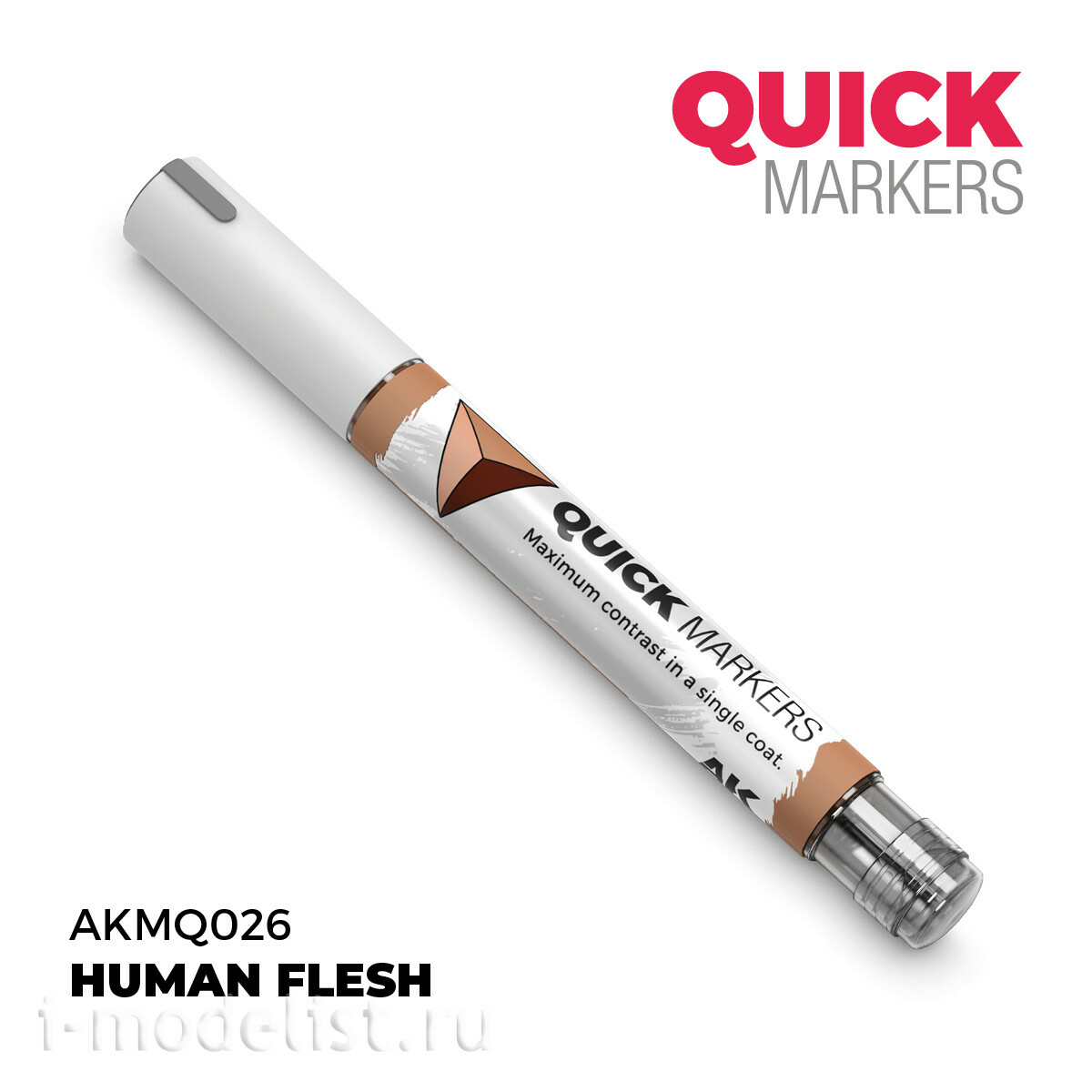 AKMQ026 AK Interactive Маркер QUICK MARKER - Человеческая плfromь / Human Flesh