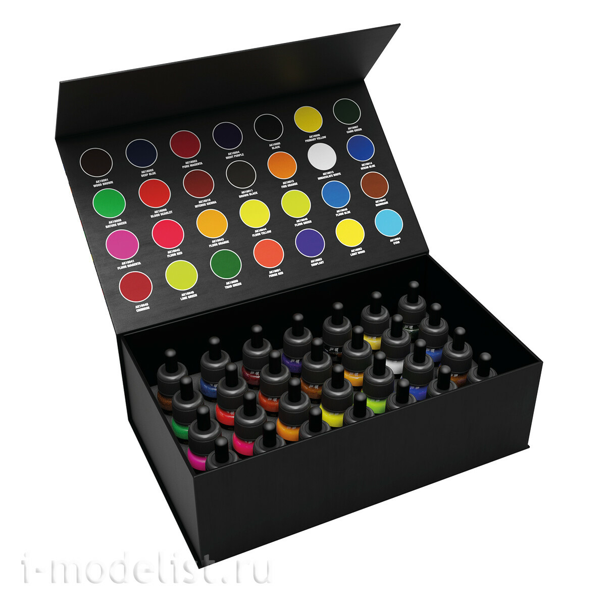 AK16055 AK Interactive Специальный набор с полным спектром чернил / SPECIAL BOX FULL RANGE THE INKS