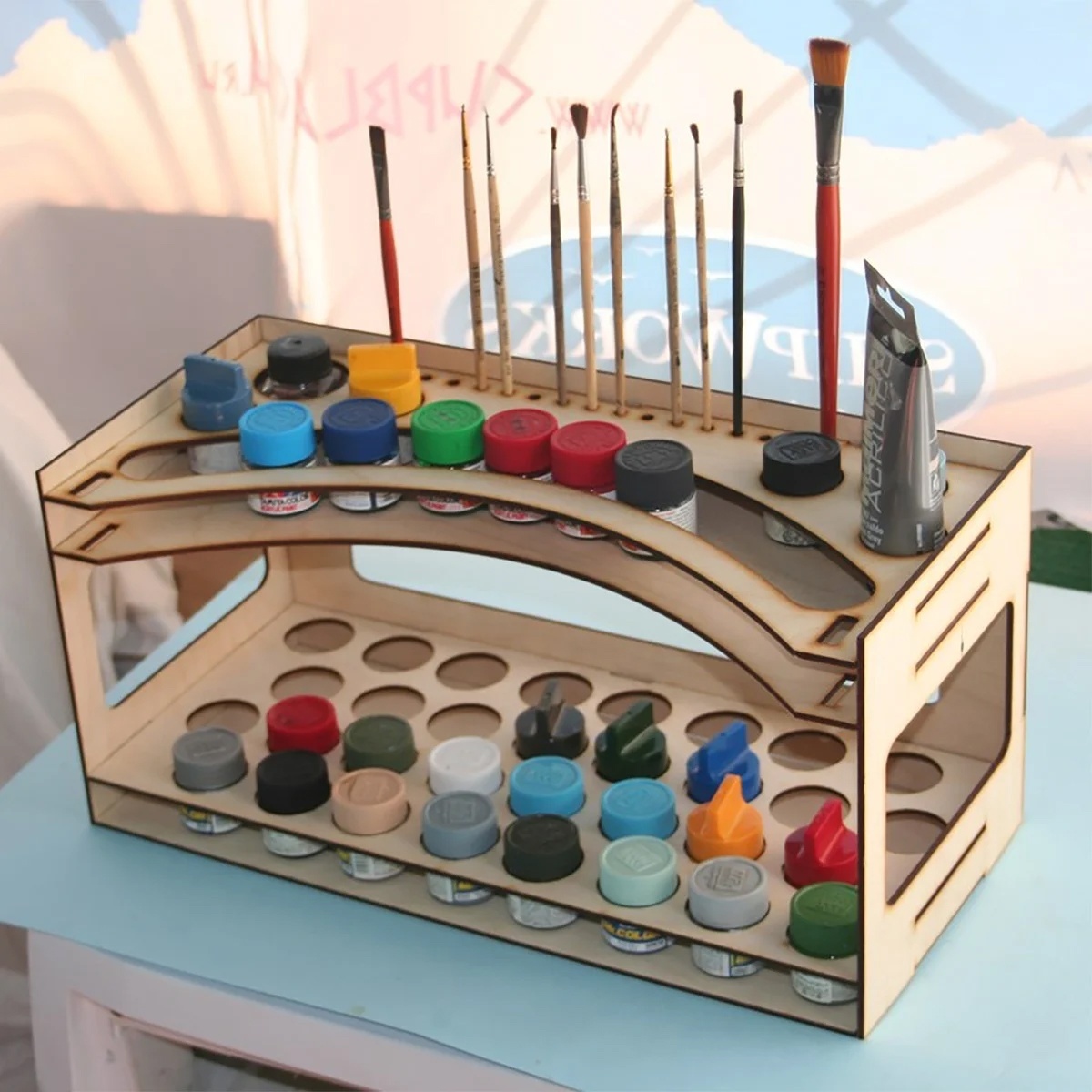 000102 micro Design organizer for paints
