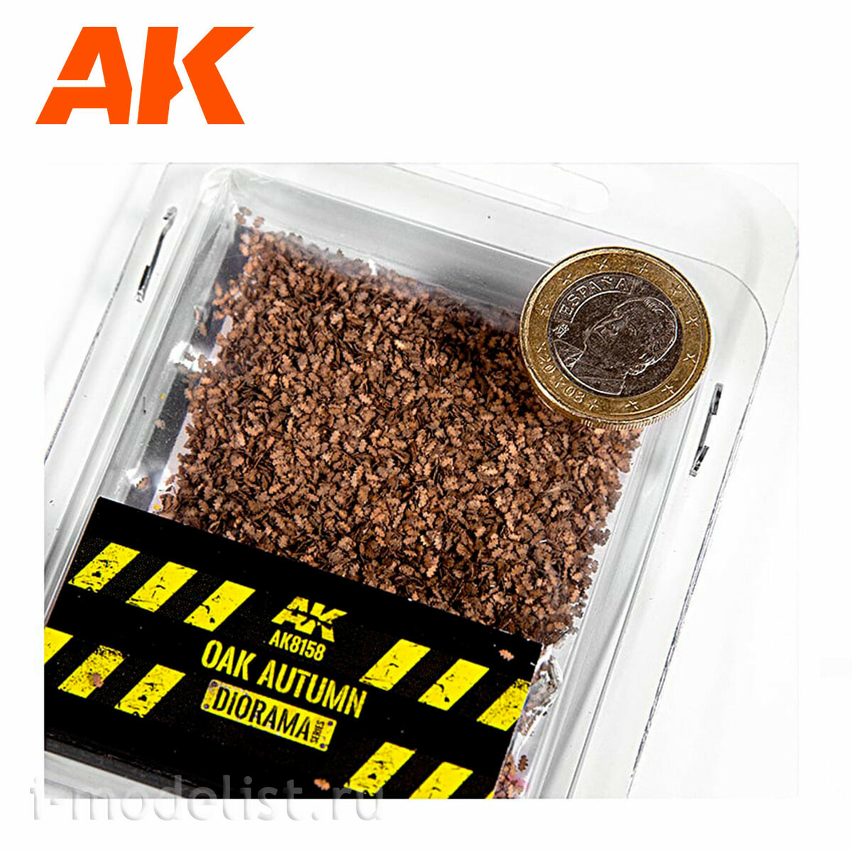 AK8158 AK Interactive Autumn oak leaves 28 mm / 1:72 (7 gr. package)