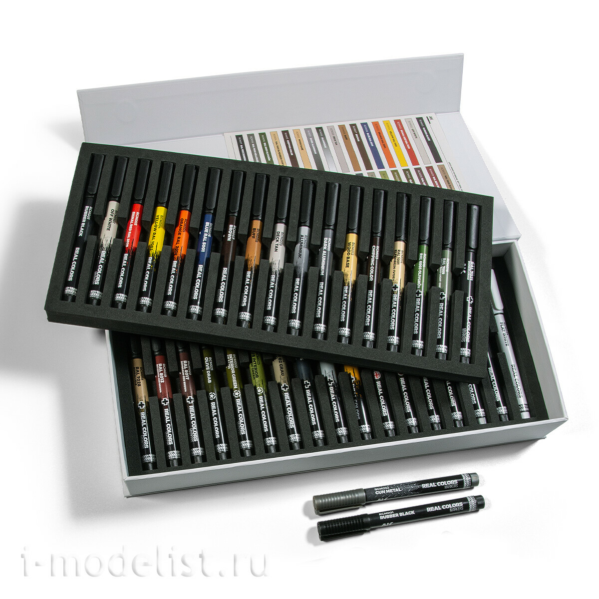 RCM150 AK Interactive Набор Real Colors маркеров, 34 шт. / SPECIAL BOX RC MARKERS – 34 units