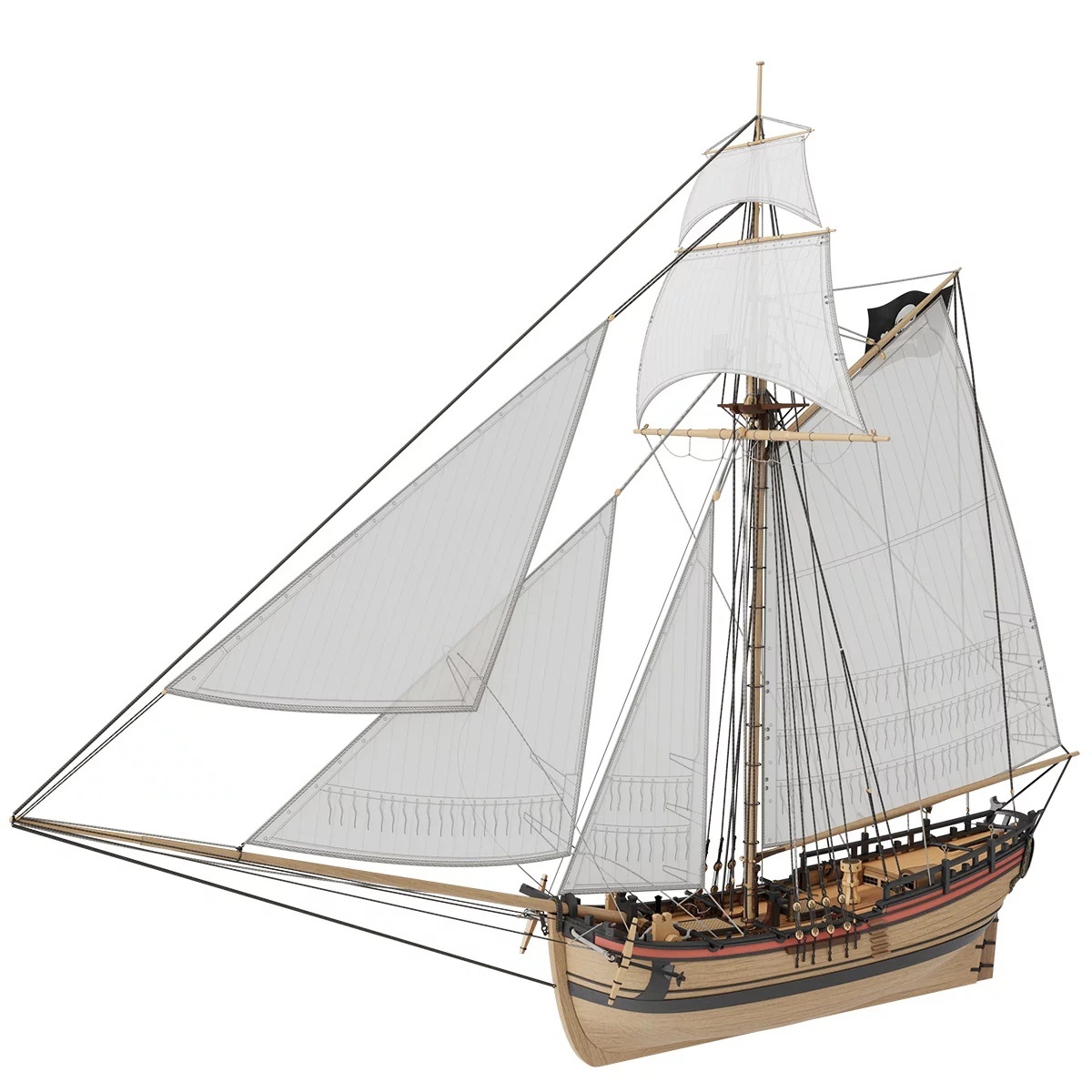 E7208 Эскадра 1/72 Пиратский шлюп