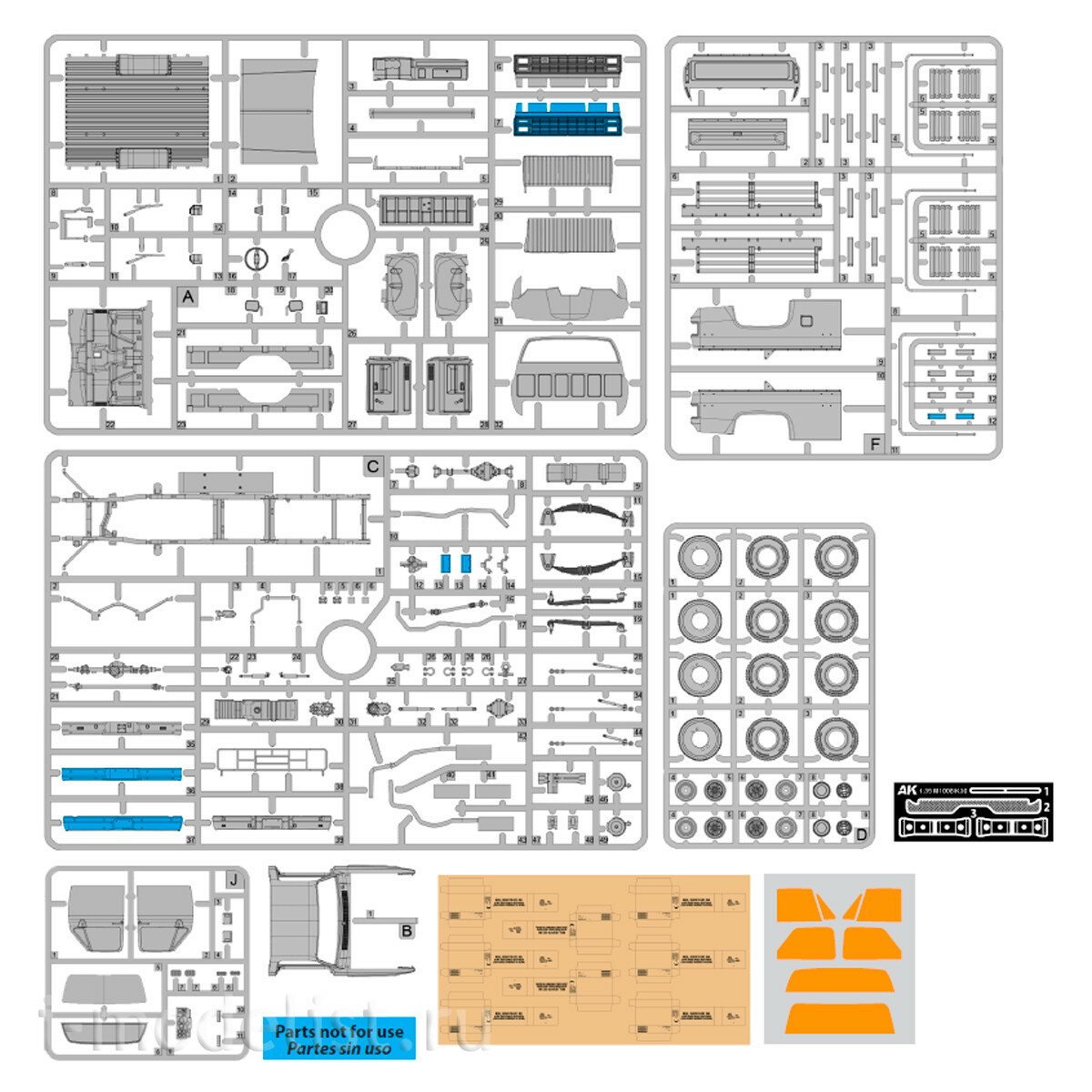 AK35030 AK Interactive 1/35 Броnotранспортер M1008 / M1008 Troop Carrier