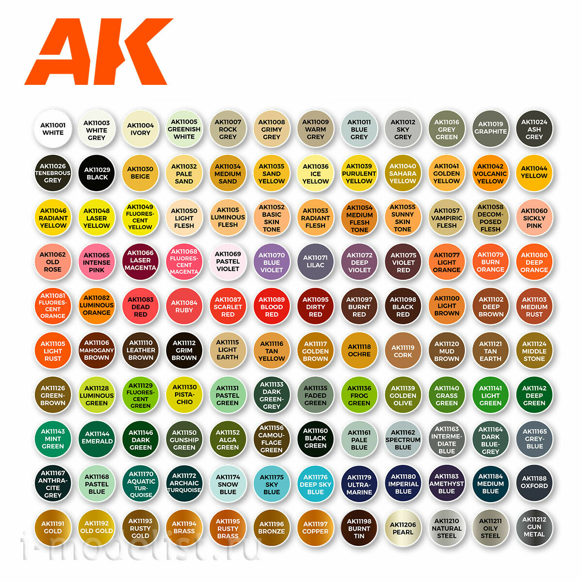 AK11707 AK Interactive Set of acrylic paints 