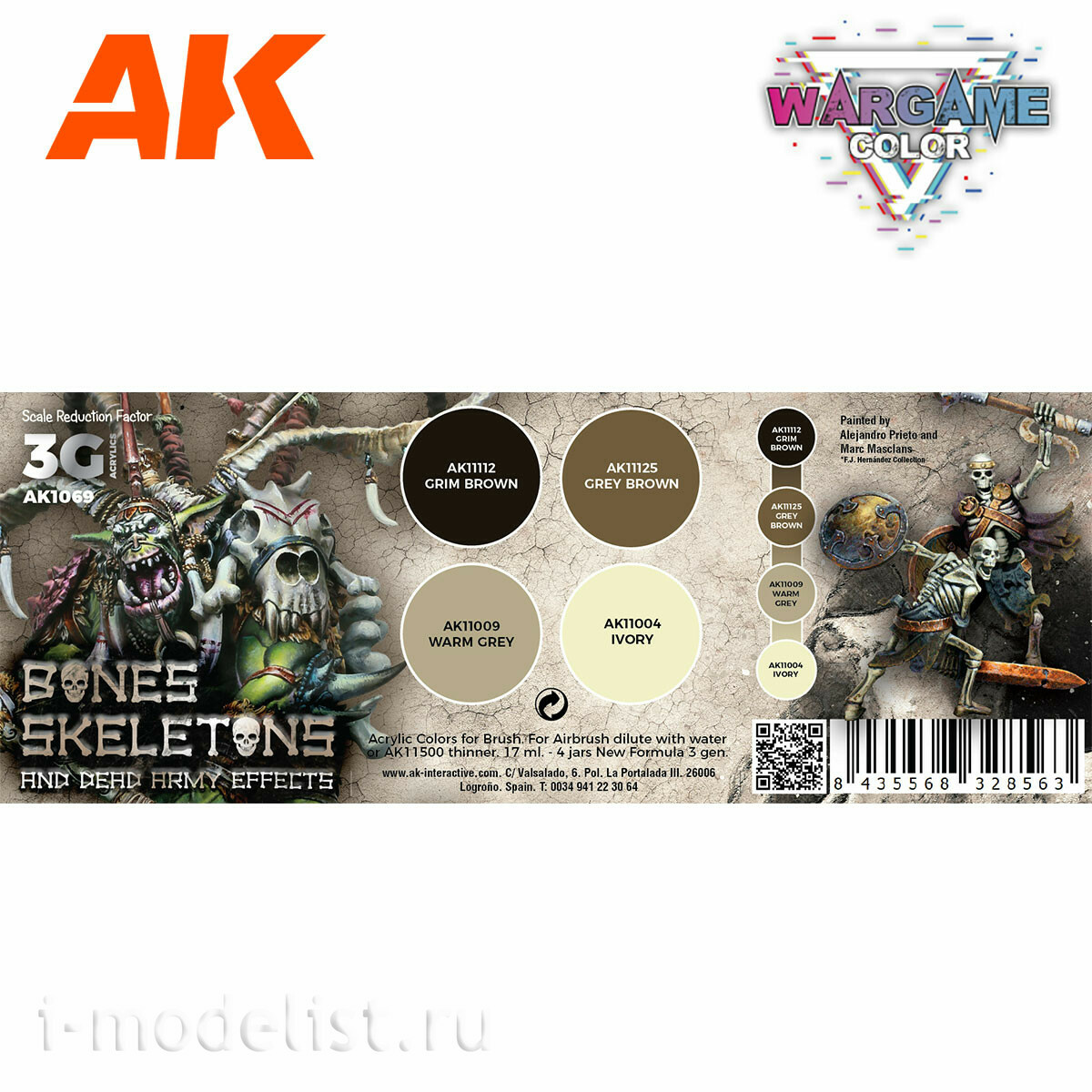 AK1069 AK Interactive Set of acrylic paints 