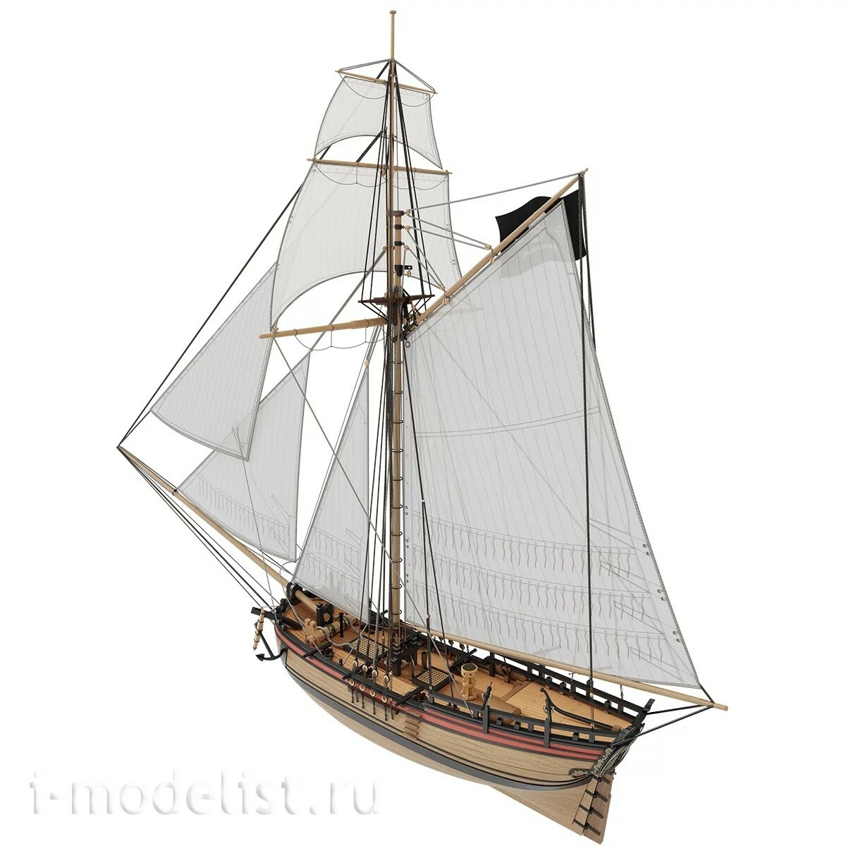 E7208 Эскадра 1/72 Пиратский шлюп