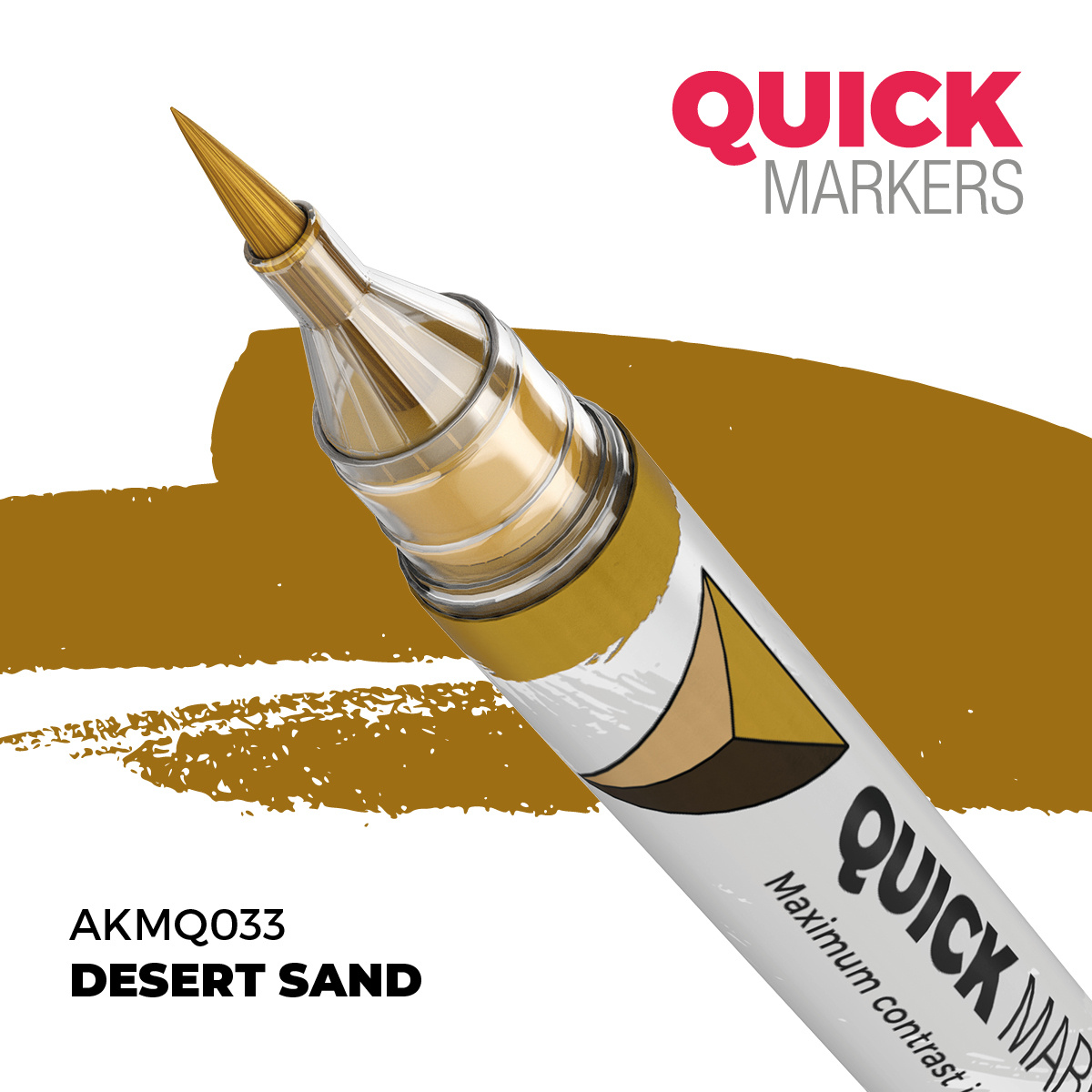 AKMQ033 AK Interactive Маркер QUICK MARKER - Песок пустыни / Desert Sand