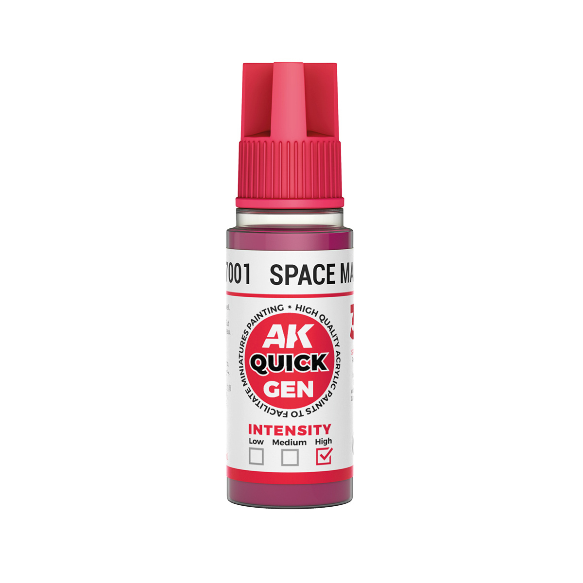 AK17001 AK Interactive Краска акриловая QUICK GEN - Космический пурпурный / SPACE MAGENTA