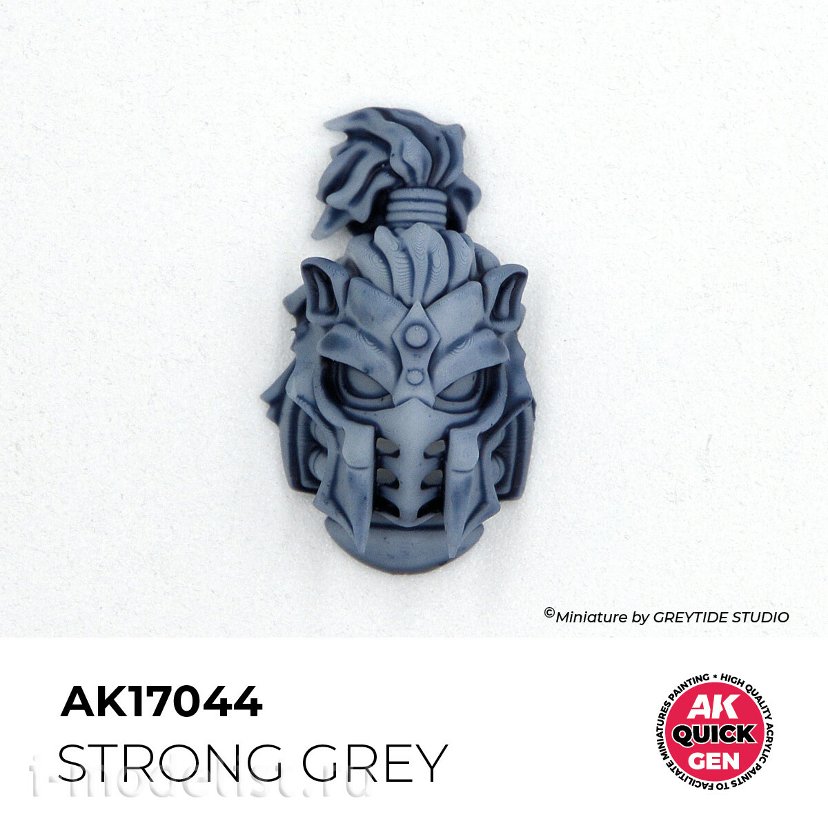 AK17044 AK Interactive Краска акриловая QUICK GEN - Интенсивный серый / STRONG GREY
