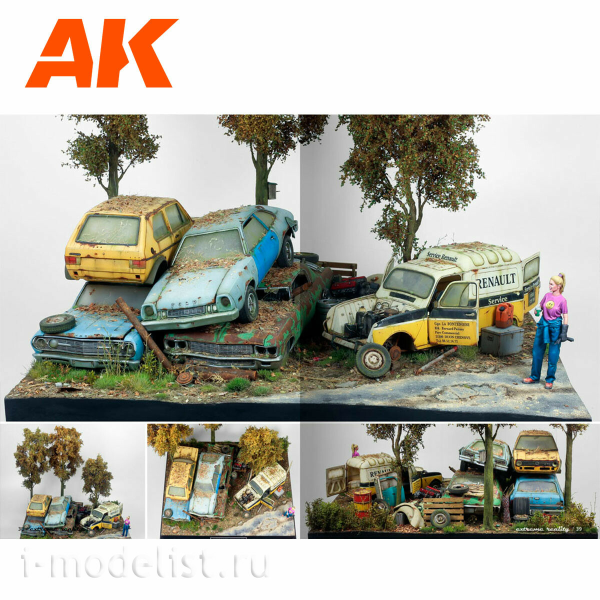 AK529 AK Interactive Book EXTREME REALITY 5 – THE BEAUTY OF OLD & WEATHERED / Extreme Reality 5 - The Beauty of antiquity and weathering