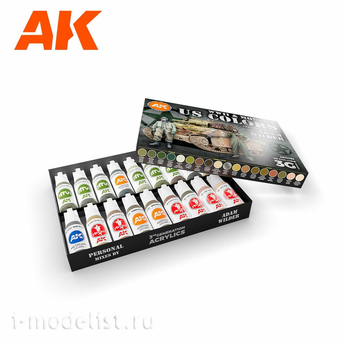 AK11763 AK Interactive Set of acrylic paints 