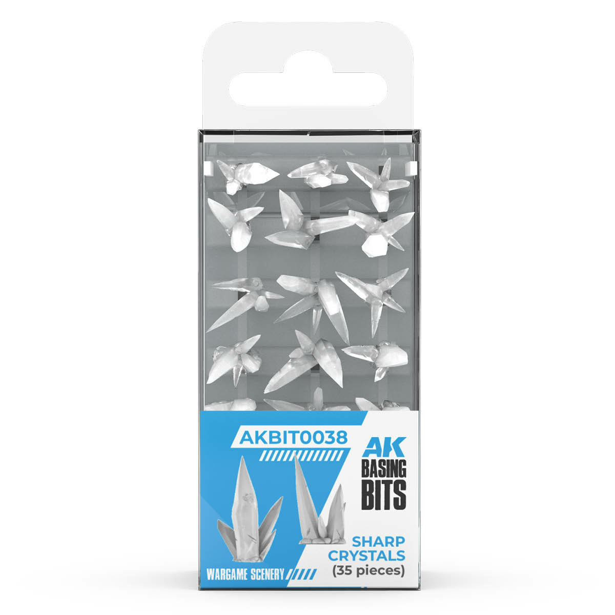 AKBIT0038 AK Interactive 3D-печать BASING BITS Острые кристаллы / Sharp Crystals