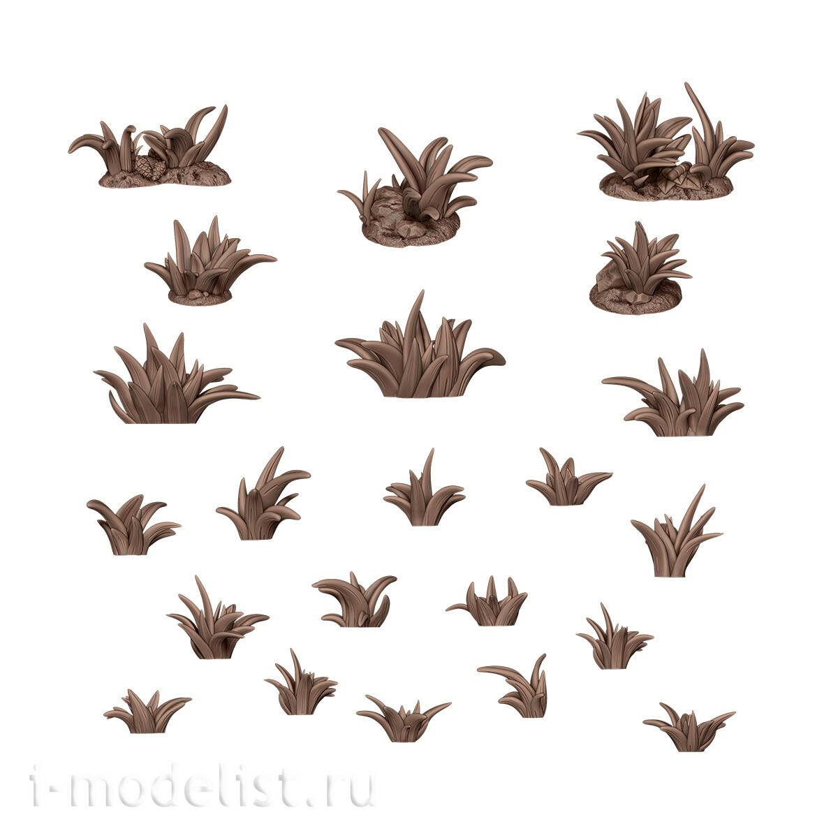 AKBIT0001 AK Interactive 3D-печать BASING BITS Пучки травы / Grass Tufts
