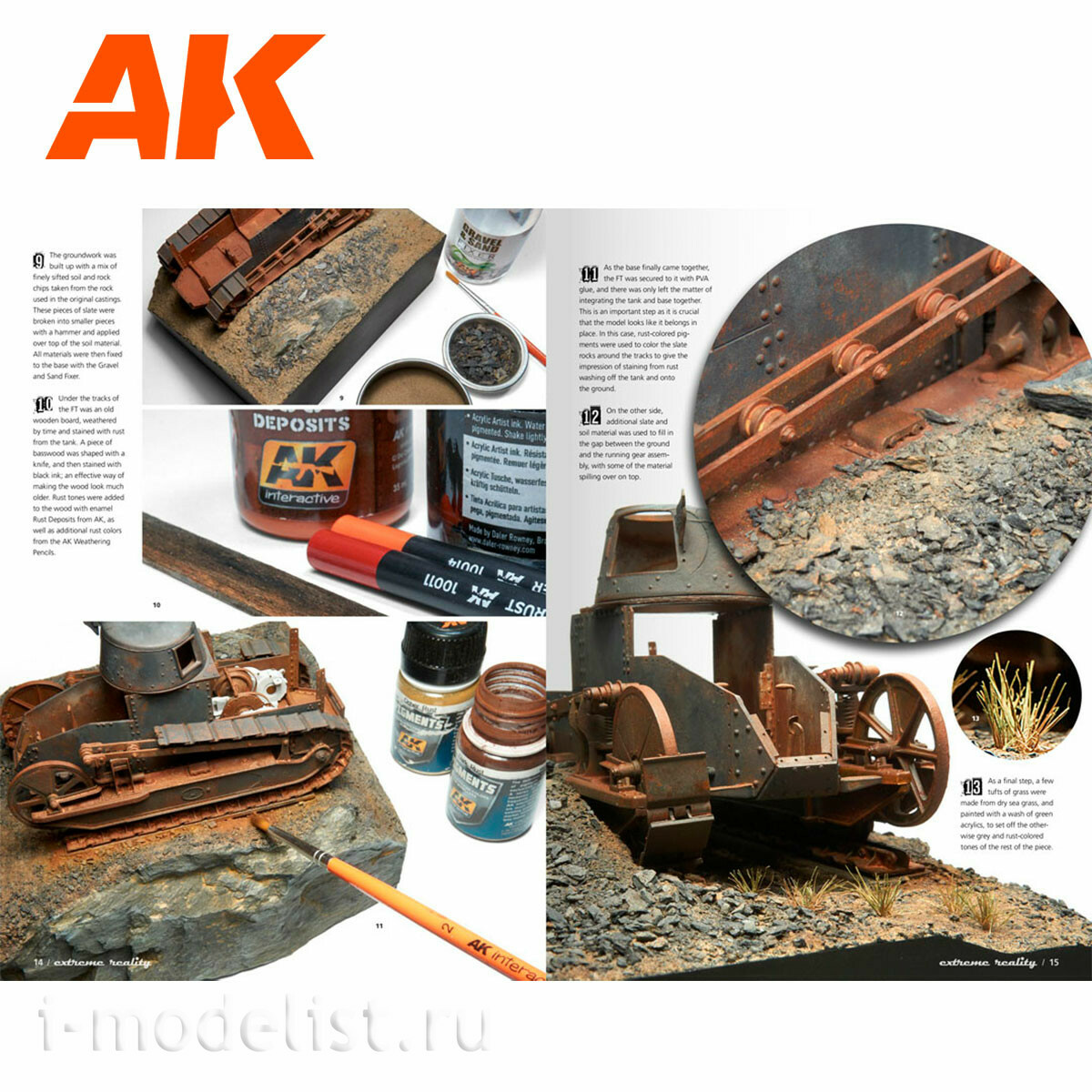 AK529 AK Interactive Book EXTREME REALITY 5 – THE BEAUTY OF OLD & WEATHERED / Extreme Reality 5 - The Beauty of antiquity and weathering